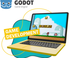 Godot.  Основа создания легендарных игр - КИБЕРшкола программирования для детей, компьютерные курсы для школьников, начинающих и подростков - KIBERone г. Обручевский