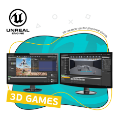 Unreal Engine 4. Игровой движок - КИБЕРшкола программирования для детей, компьютерные курсы для школьников, начинающих и подростков - KIBERone г. Обручевский