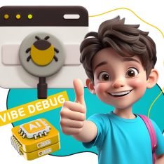 Тестирование & Vibe Debug. Охотники за багами - КИБЕРшкола программирования для детей, компьютерные курсы для школьников, начинающих и подростков - KIBERone г. Обручевский