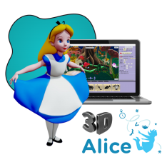 Alice 3d - КИБЕРшкола программирования для детей, компьютерные курсы для школьников, начинающих и подростков - KIBERone г. Обручевский