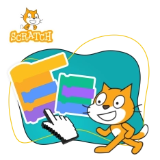 Scratch. Продвинутый уровень – создаём игры, как маленькие разработчики! - КИБЕРшкола программирования для детей, компьютерные курсы для школьников, начинающих и подростков - KIBERone г. Обручевский