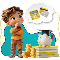 Финансовый интеллект вместе KIBERone - КИБЕРшкола программирования для детей, компьютерные курсы для школьников, начинающих и подростков - KIBERone г. Обручевский