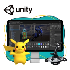 Мир игр на Unity 2D на популярном движке + AI-помощники - КИБЕРшкола программирования для детей, компьютерные курсы для школьников, начинающих и подростков - KIBERone г. Обручевский