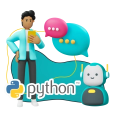 Умный чат-бот на Python на Telegram - КИБЕРшкола программирования для детей, компьютерные курсы для школьников, начинающих и подростков - KIBERone г. Обручевский