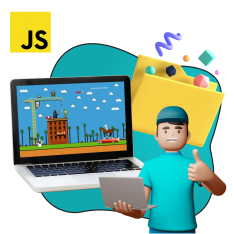 Программирование на JavaScript. Учимся создавать игры! - КИБЕРшкола программирования для детей, компьютерные курсы для школьников, начинающих и подростков - KIBERone г. Обручевский