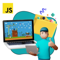 JavaScript + AI. Проектное обучение + геймификация + AI-помощники - КИБЕРшкола программирования для детей, компьютерные курсы для школьников, начинающих и подростков - KIBERone г. Обручевский