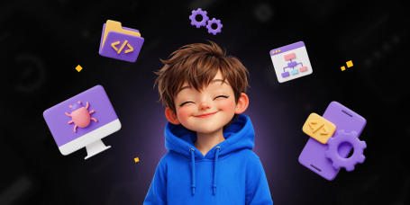 Идеальный сайт с нуля: код, дизайн и AI-помощник - КИБЕРшкола программирования для детей, компьютерные курсы для школьников, начинающих и подростков - KIBERone г. Обручевский