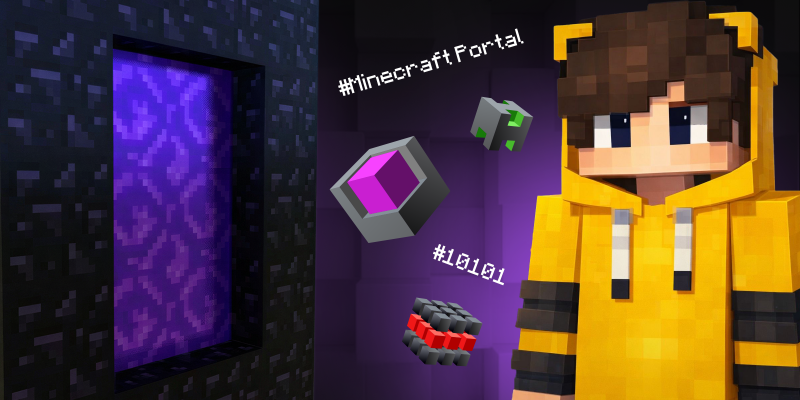 Архитекторы Реальности. Программируем Портал в Minecraft - КИБЕРшкола программирования для детей, компьютерные курсы для школьников, начинающих и подростков - KIBERone г. Обручевский